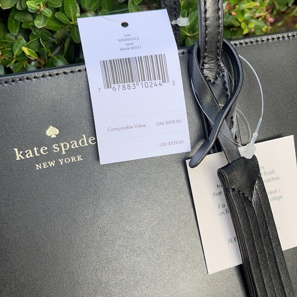 KATE SPADE JANA TOTE BLACK - Picture 3 of 16